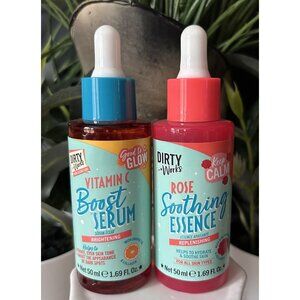 Dirty Works Vitamin C Boost Brightening & Rose Soothing Essence Serum BN + 🎁